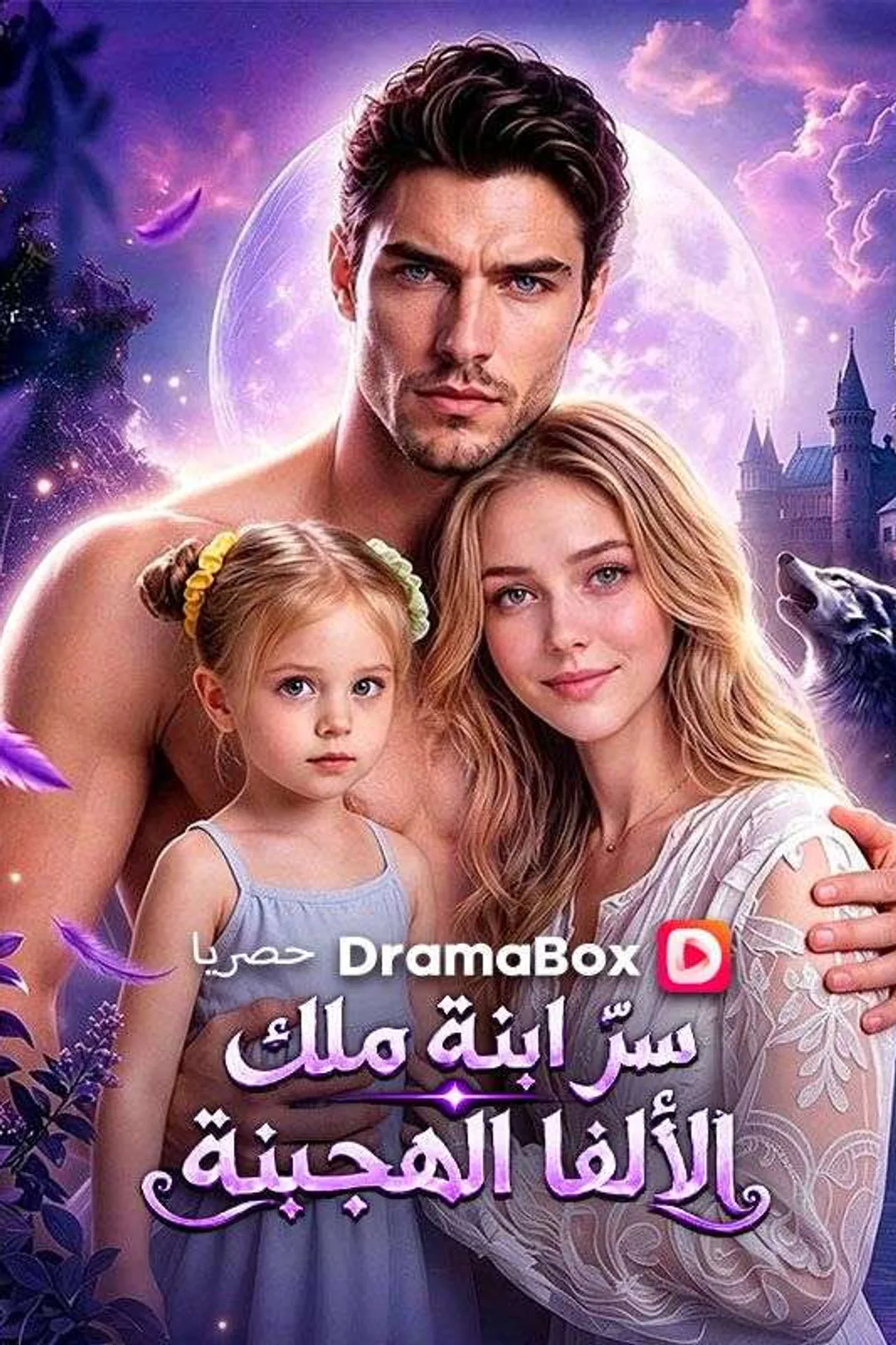 ملصق مسلسل «سرّ ابنة ملك الألفا الهجينة»