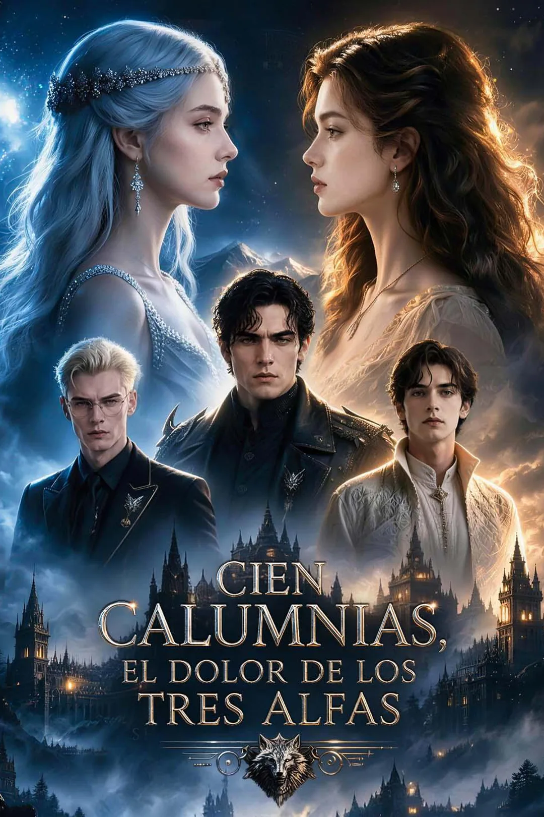 Póster de Cien Calumnias, el Dolor de los Tres Alfas