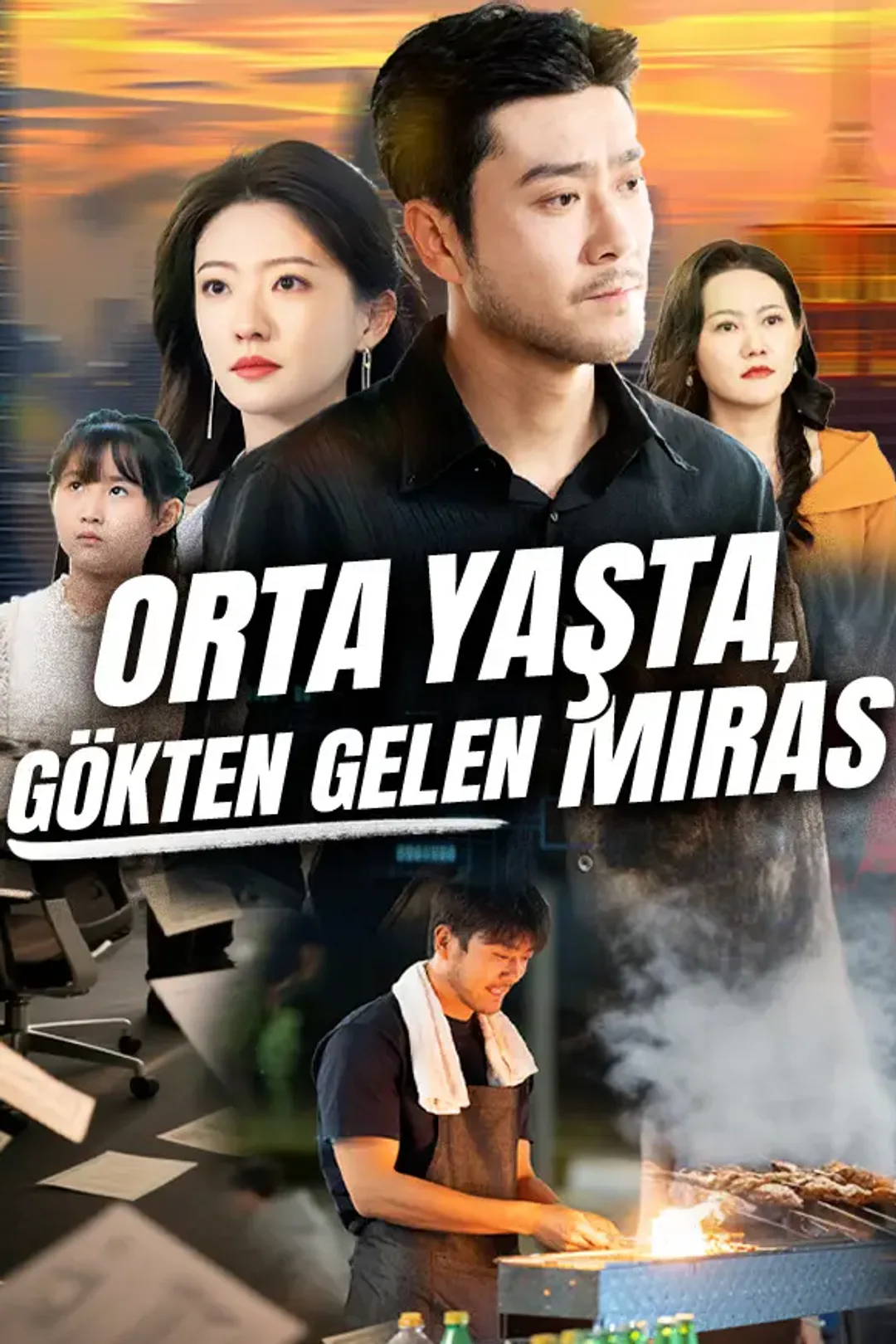 Orta yaşta , gökten gelen miras afişi