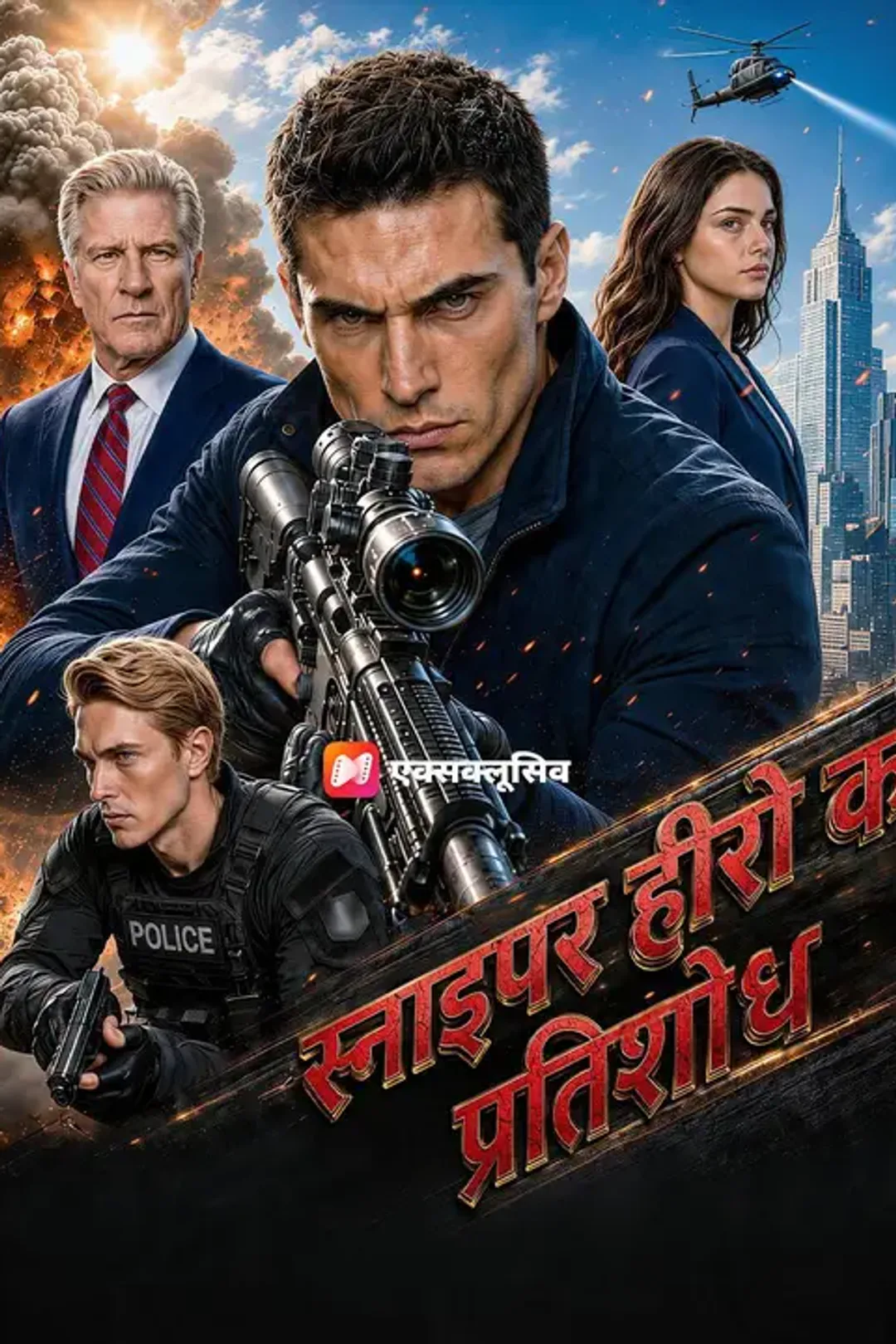 (डबिंग) स्नाइपर हीरो का प्रतिशोध का पोस्टर