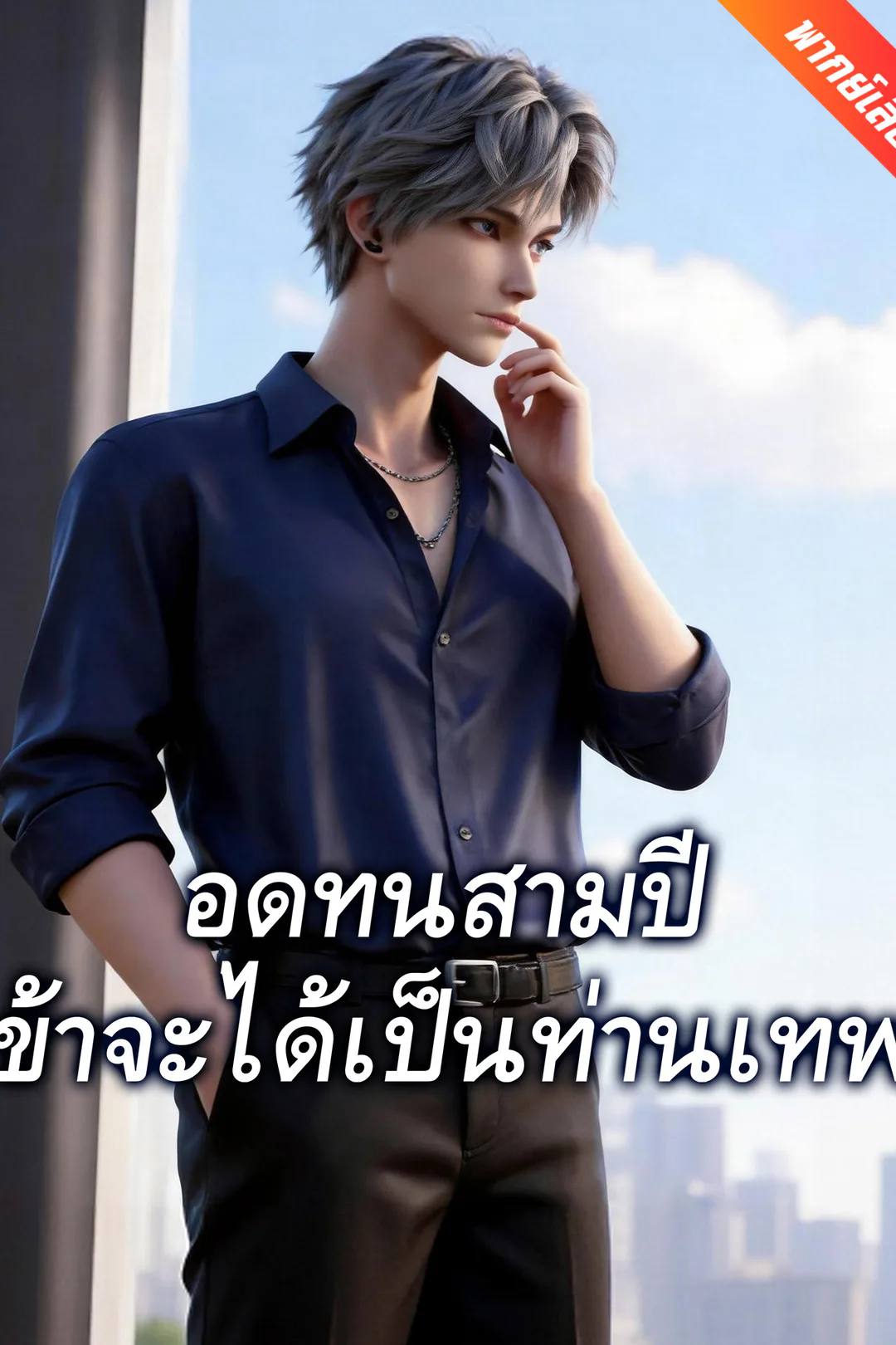 โปสเตอร์ อดทนสามปีข้าจะได้เป็นท่านเทพ
