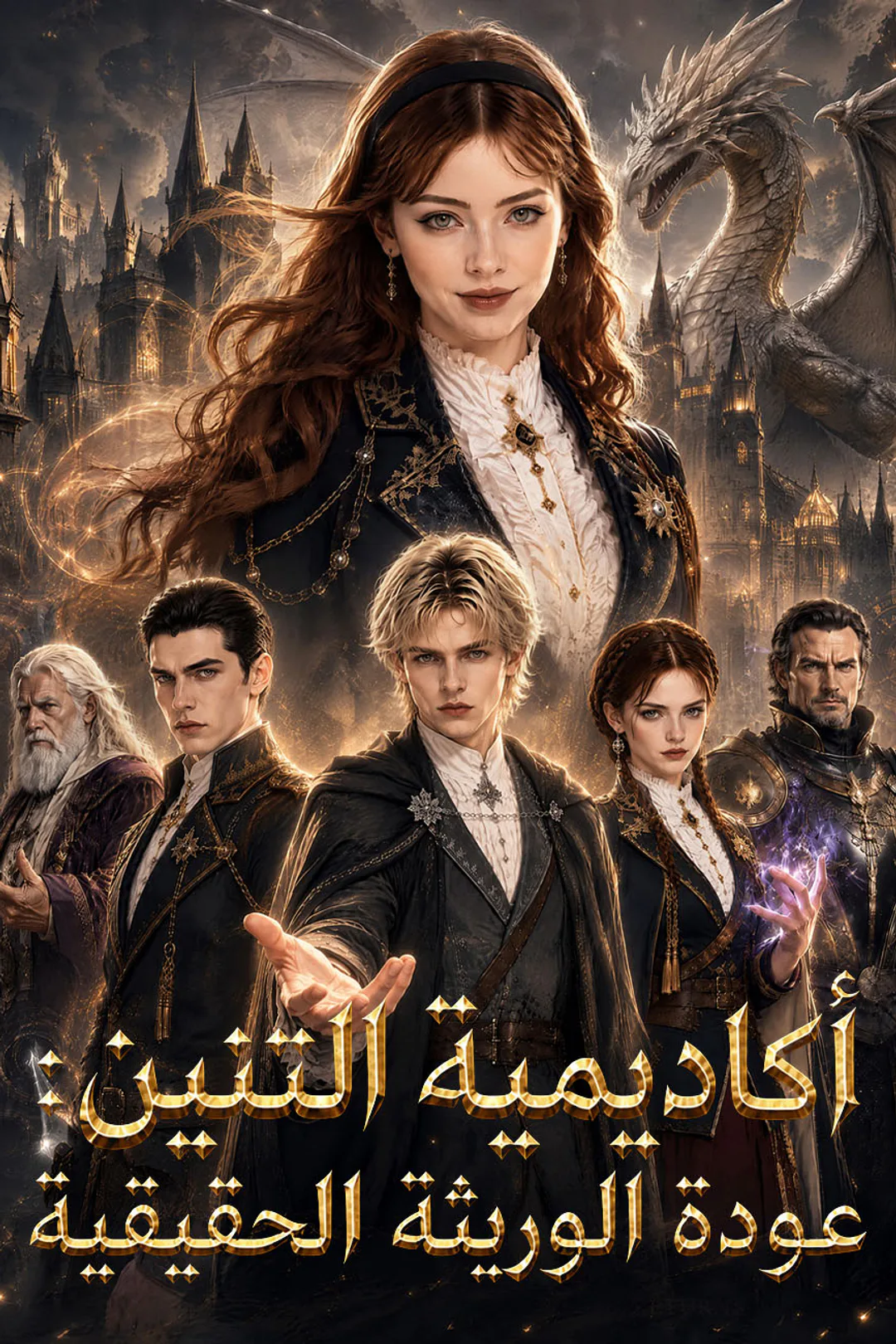 ملصق مسلسل «أكاديمية التنين: عودة الوريثة الحقيقية»