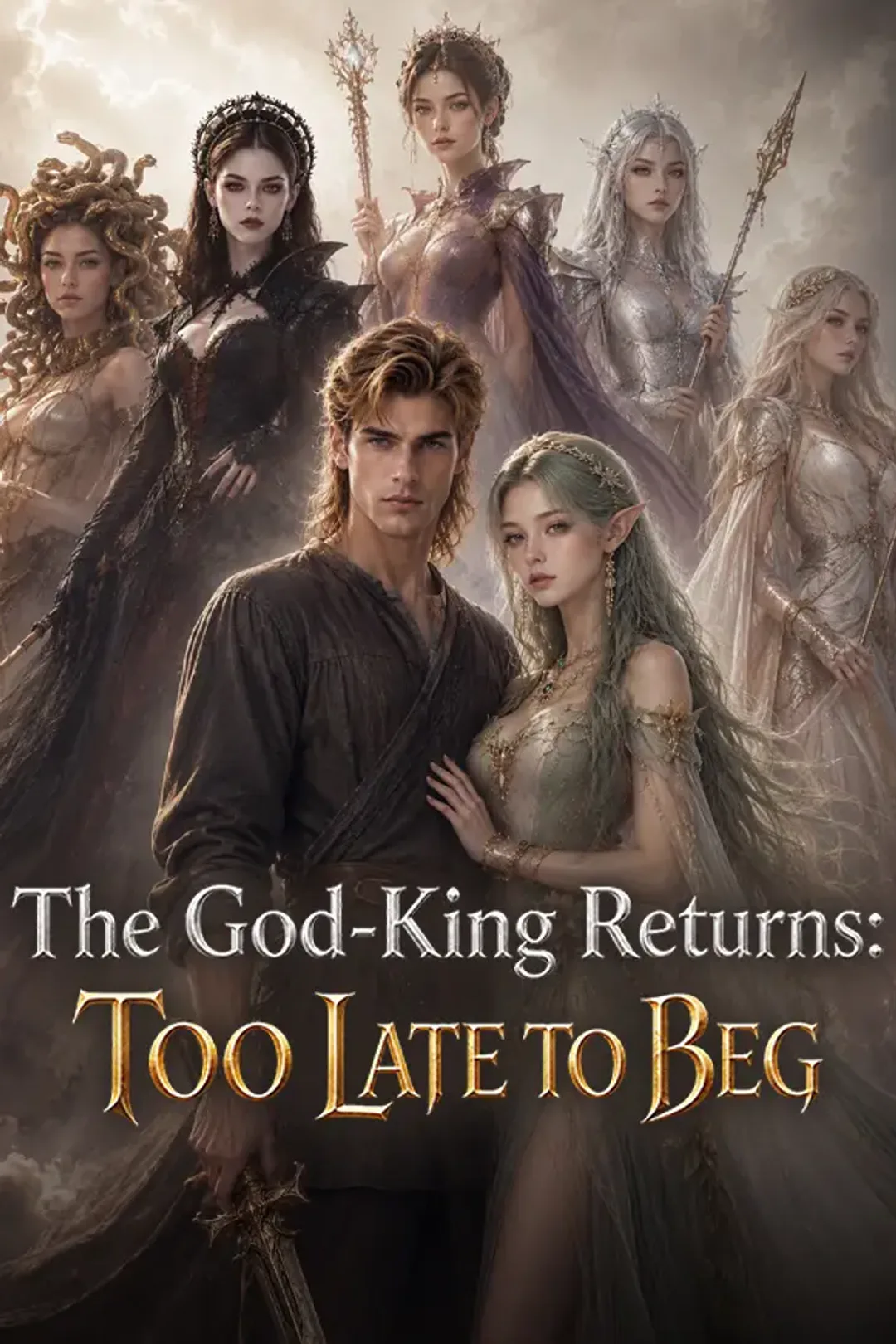 The God-King Returns: Too Late to Beg poster