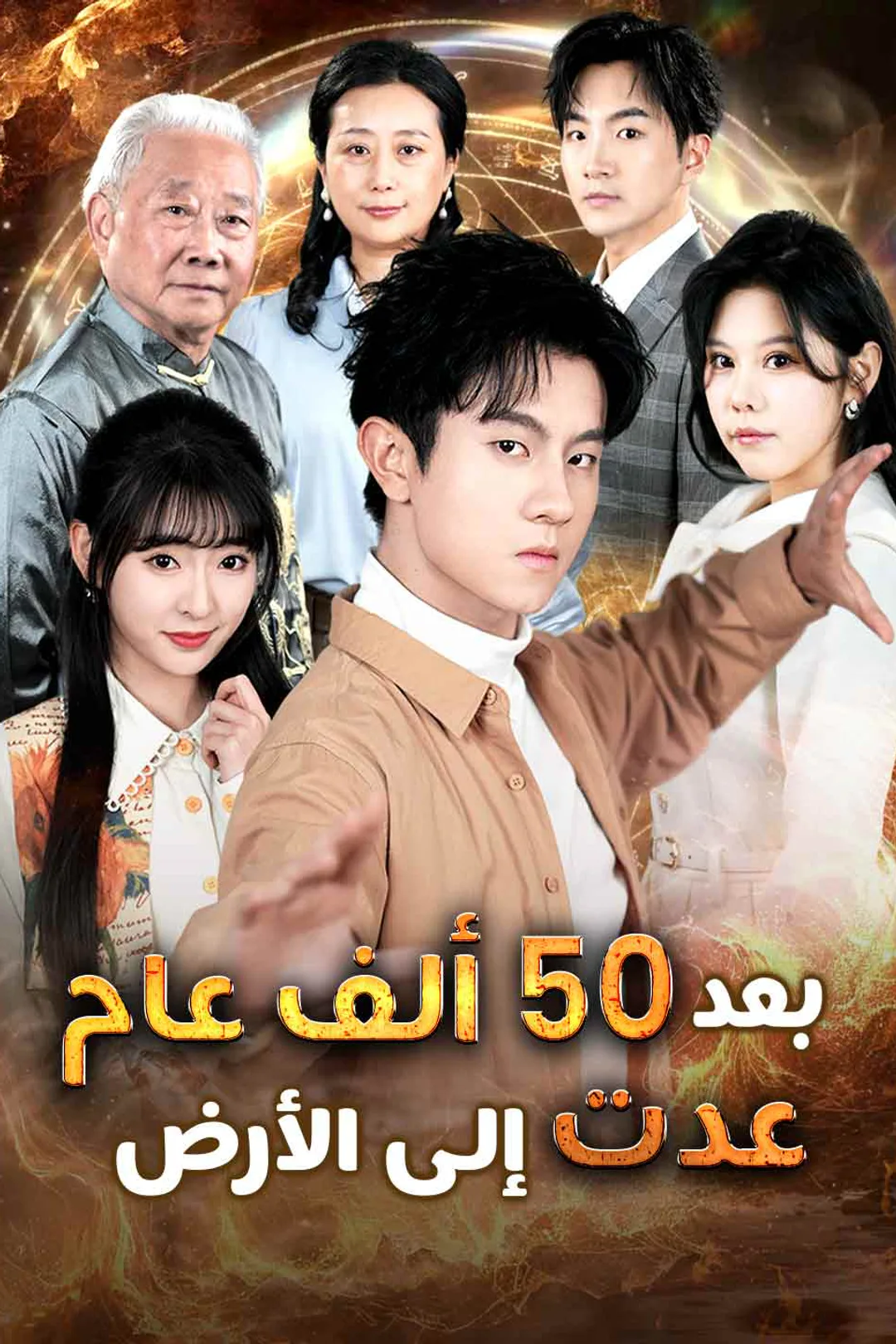 ملصق مسلسل «بعد 50 ألف عام عدت إلى الأرض»