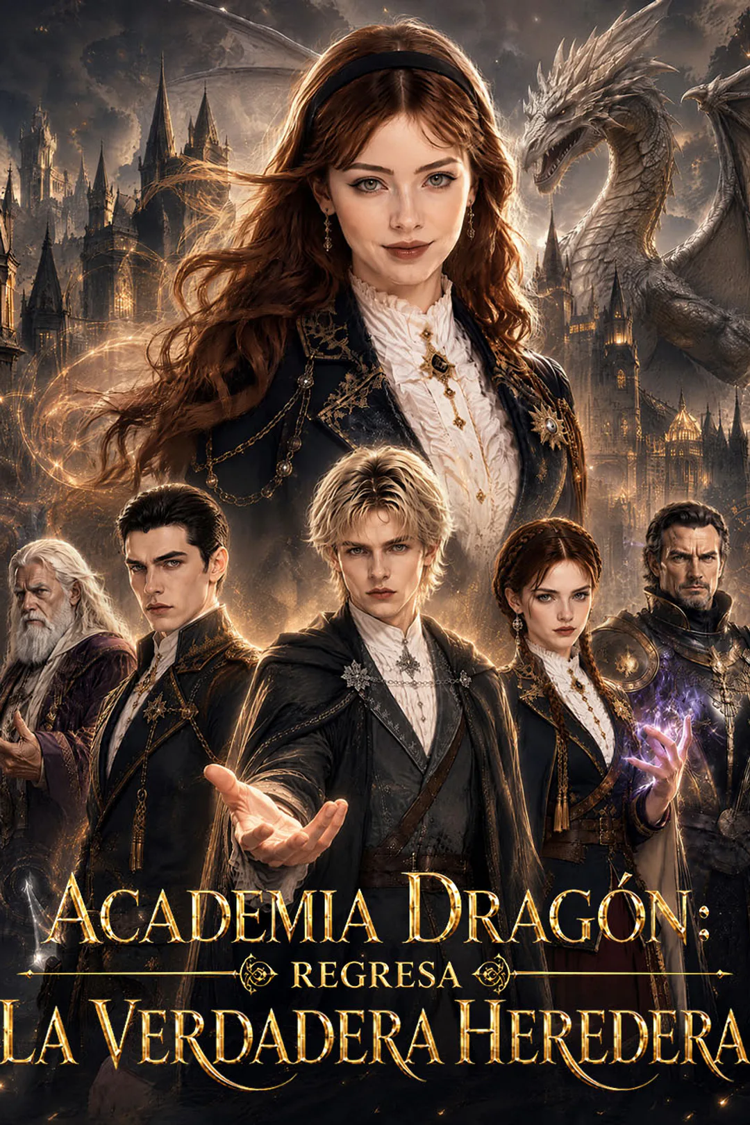 Póster de Academia Dragón: Regresa la verdadera heredera