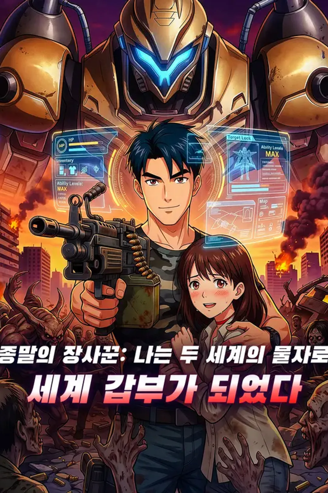 종말의 장사꾼: 나는 두 세계의 물자로 세계 갑부가 되었다 포스터