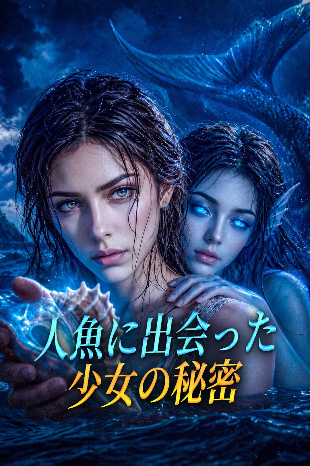 人魚に出会った少女の秘密のポスター