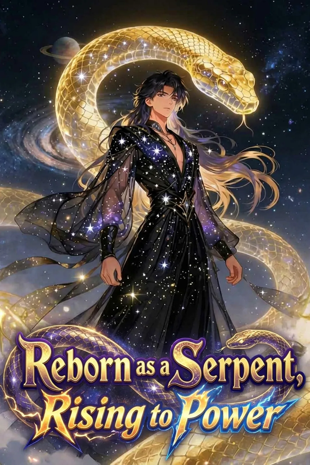 Reborn as a Serpent,Rising to Power poster