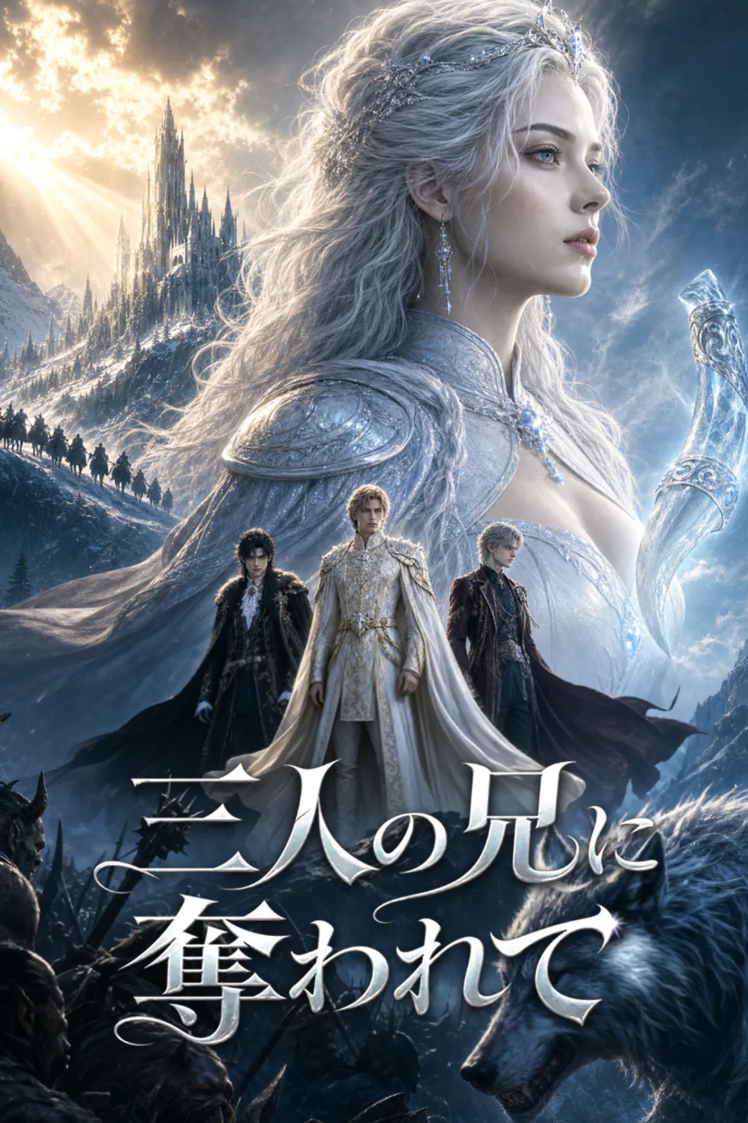 三人の兄に奪われてのポスター