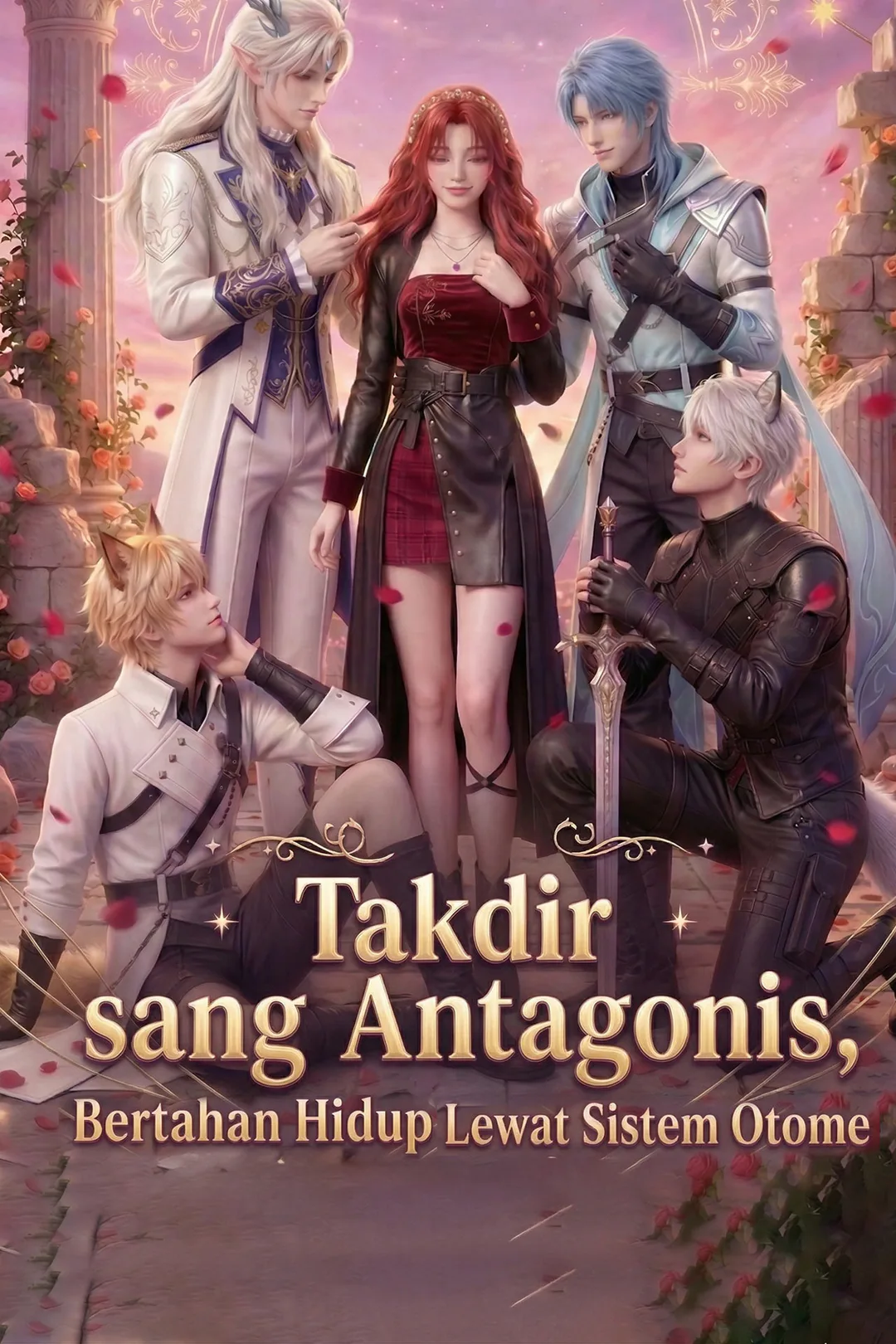 Poster Takdir sang Antagonis, Bertahan Hidup Lewat Sistem Otome