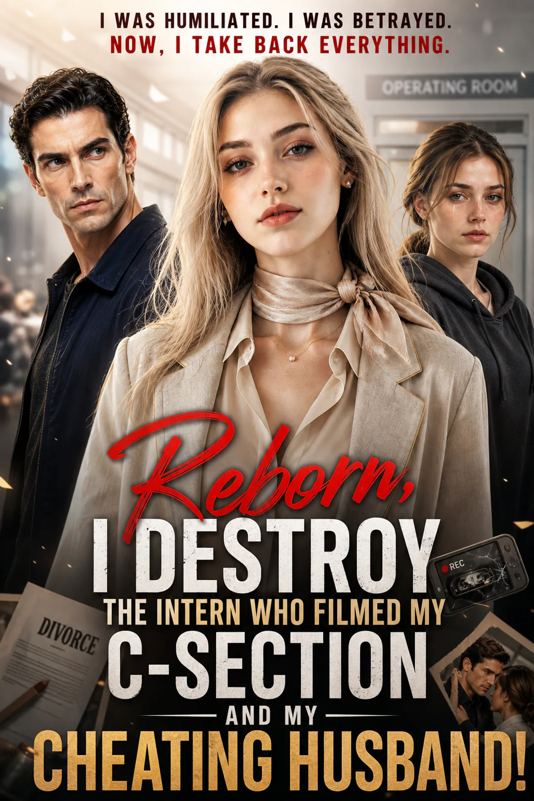 Reborn, I Destroy the Intern Who Filmed My C-Section and My Cheating Husband poster