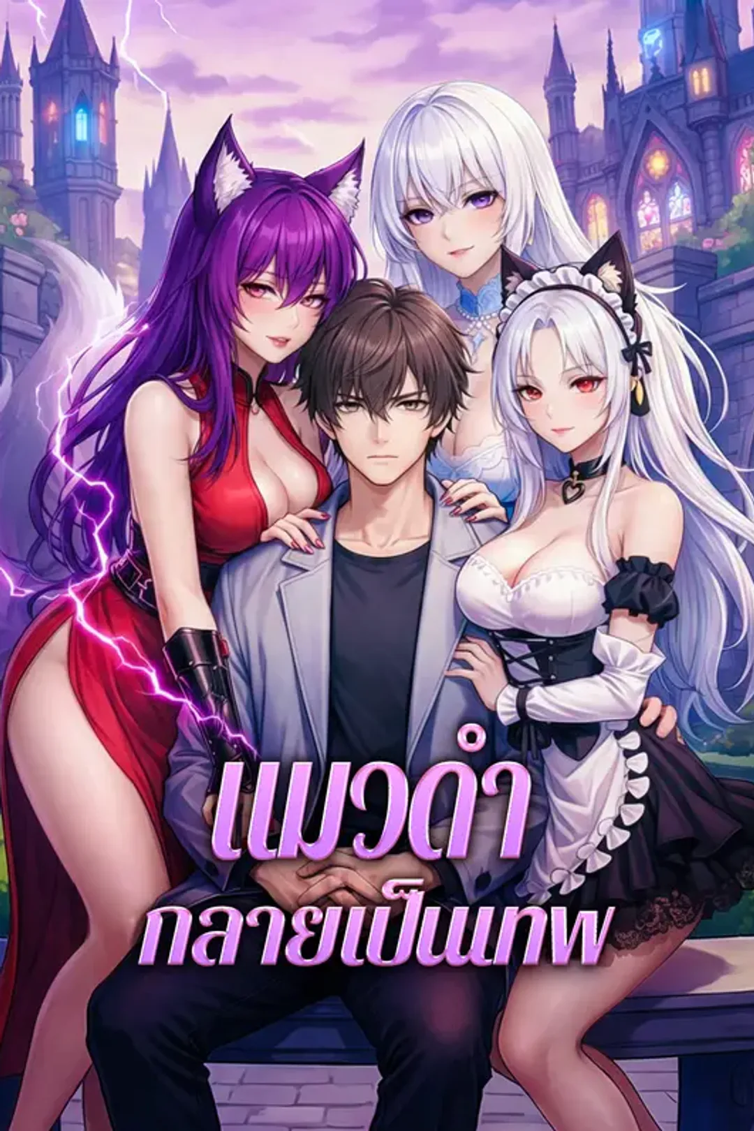 โปสเตอร์ แมวดำ กลายเป็นเทพ