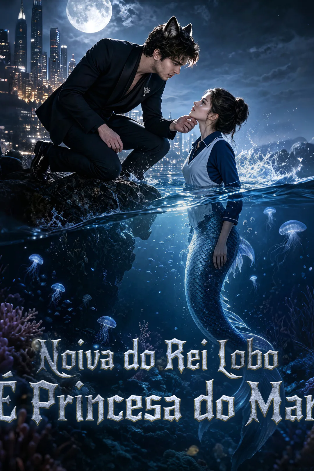 Pôster de Noiva do Rei Lobo é Princesa do Mar