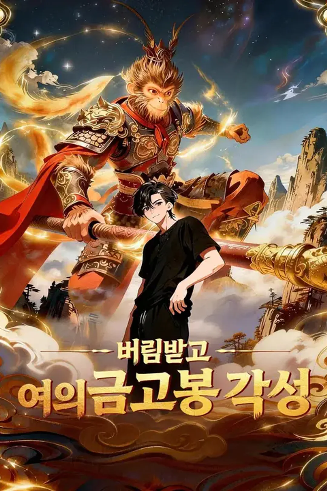 버림받고 여의금고봉 각성 포스터