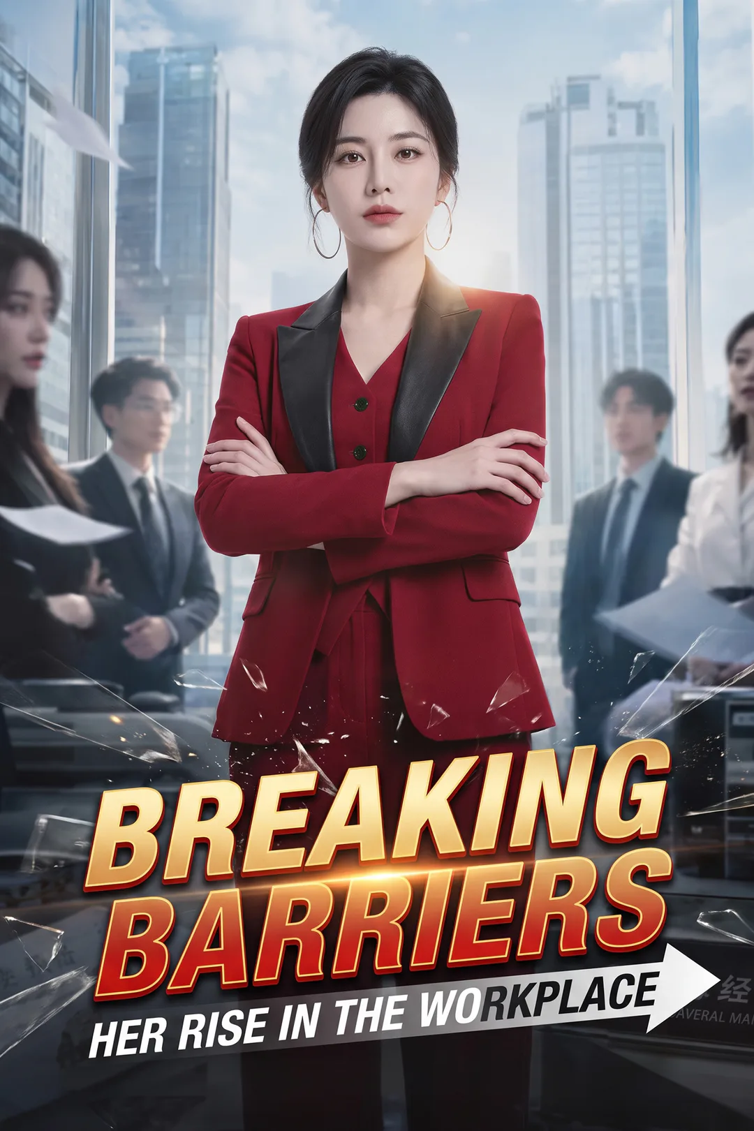 Breaking Barriers: Her Rise in the Workplace poster