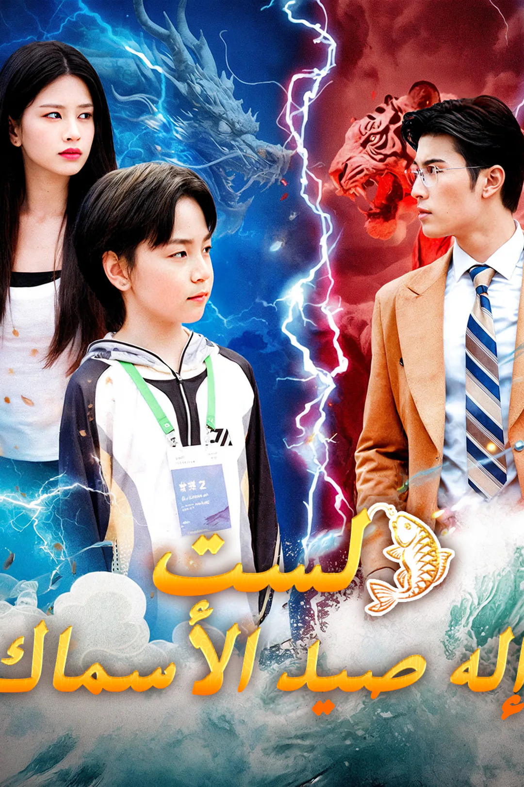 ملصق مسلسل «لست إله صيد الأسماك»