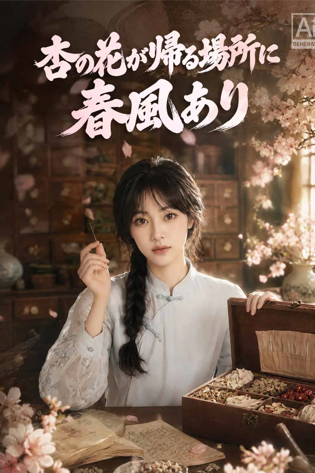 杏の花が帰る場所に春風ありのポスター