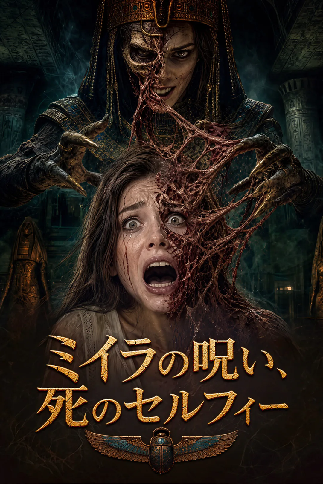 ミイラの呪い、死のセルフィーのポスター