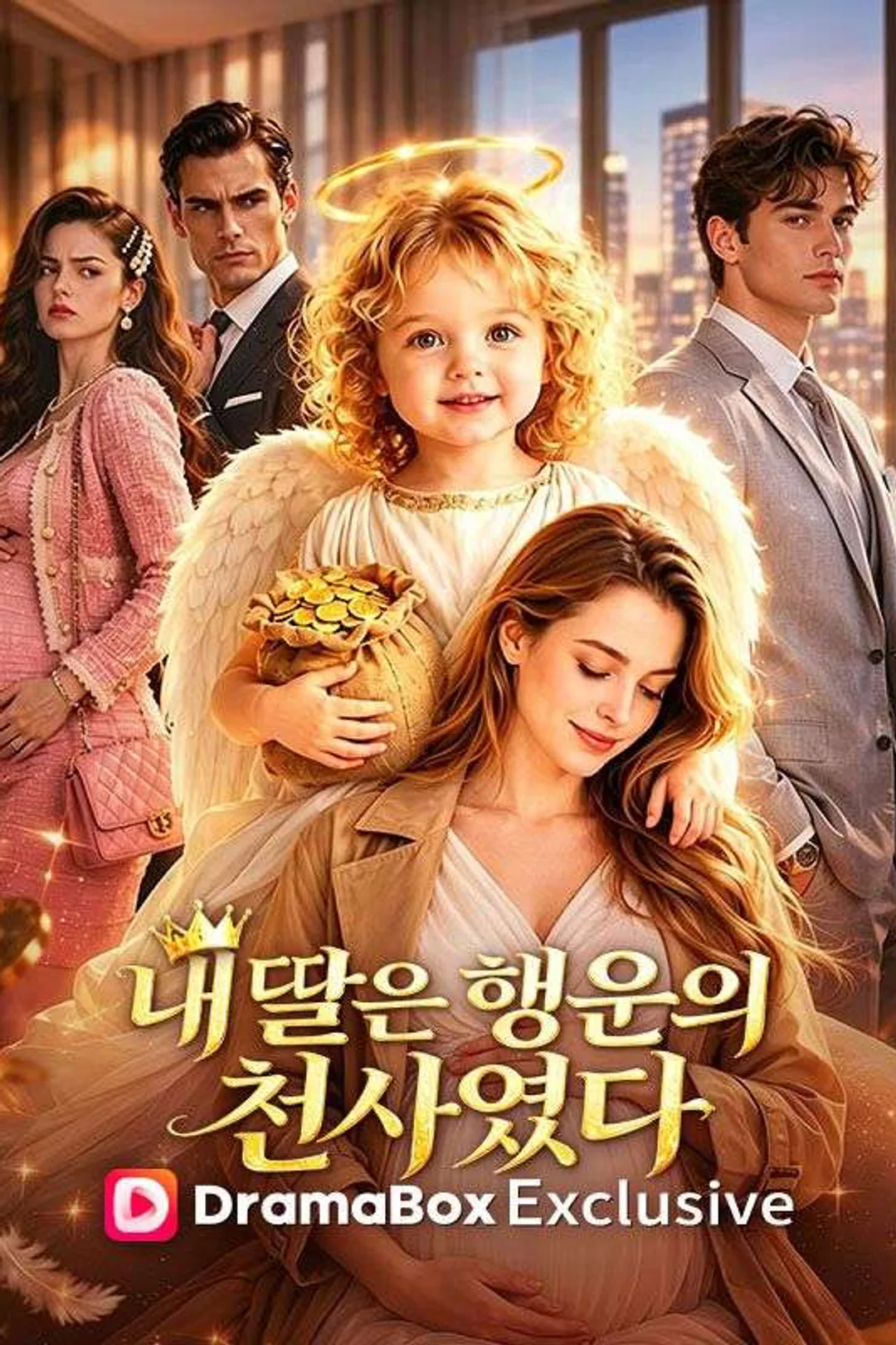 내 딸은 행운의 천사였다 포스터