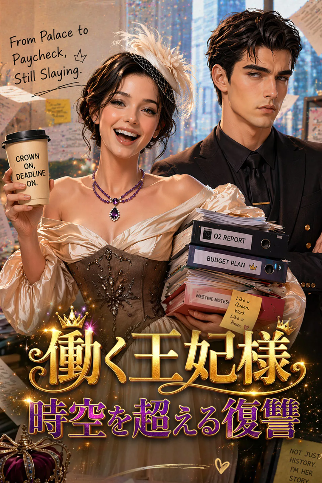 働く王妃様~時空を超える復讐~のポスター