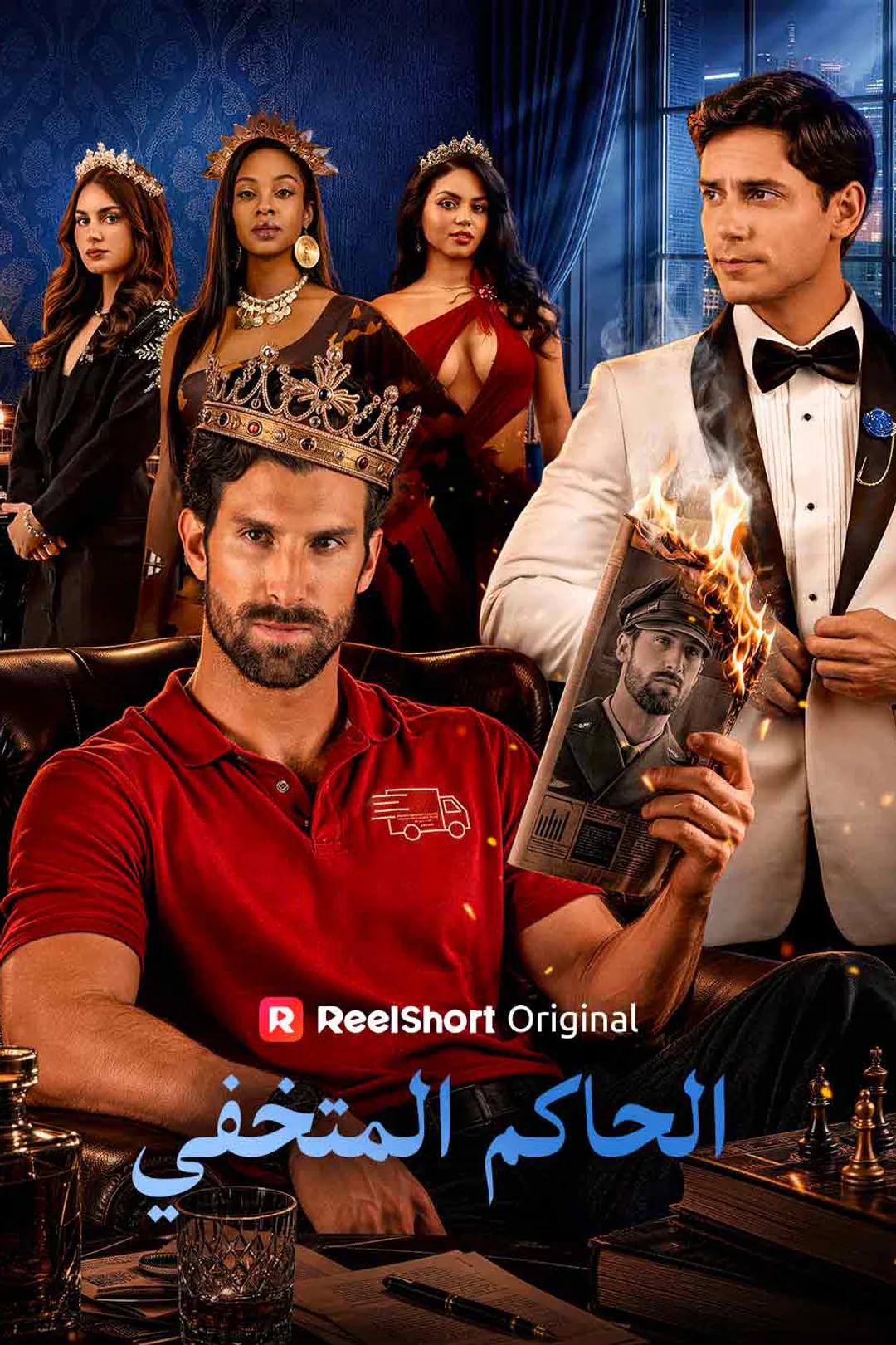ملصق مسلسل «الحاكم المتخفي»