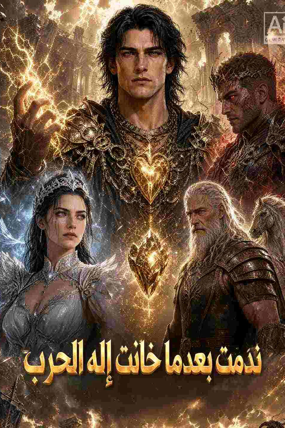 ملصق مسلسل «ندمت بعدما خانت إله الحرب»