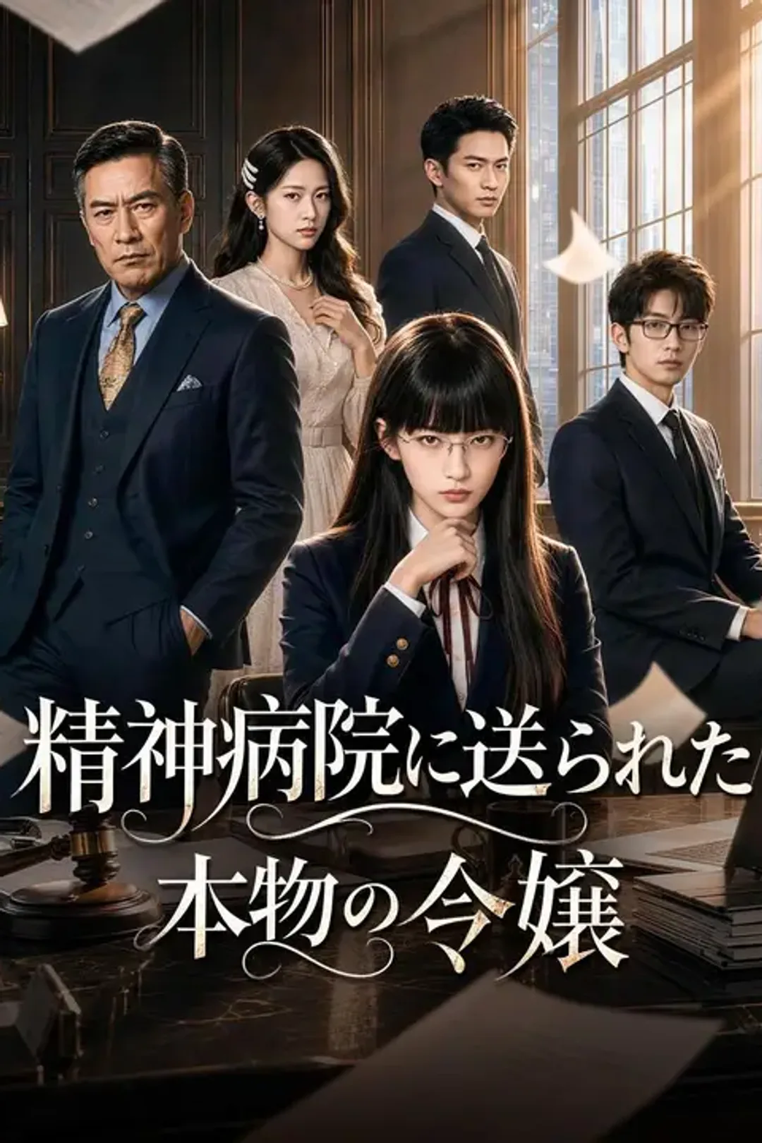 精神病院に送られた本物の令嬢のポスター