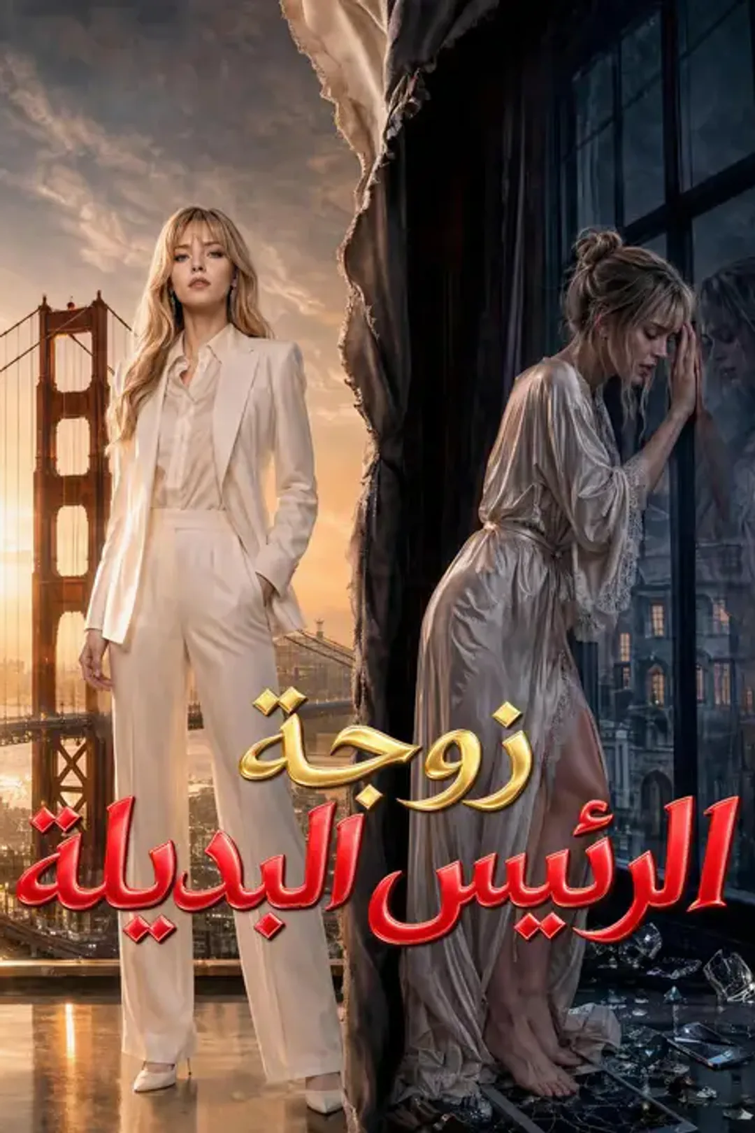 ملصق مسلسل «زوجة الرئيس البديلة»