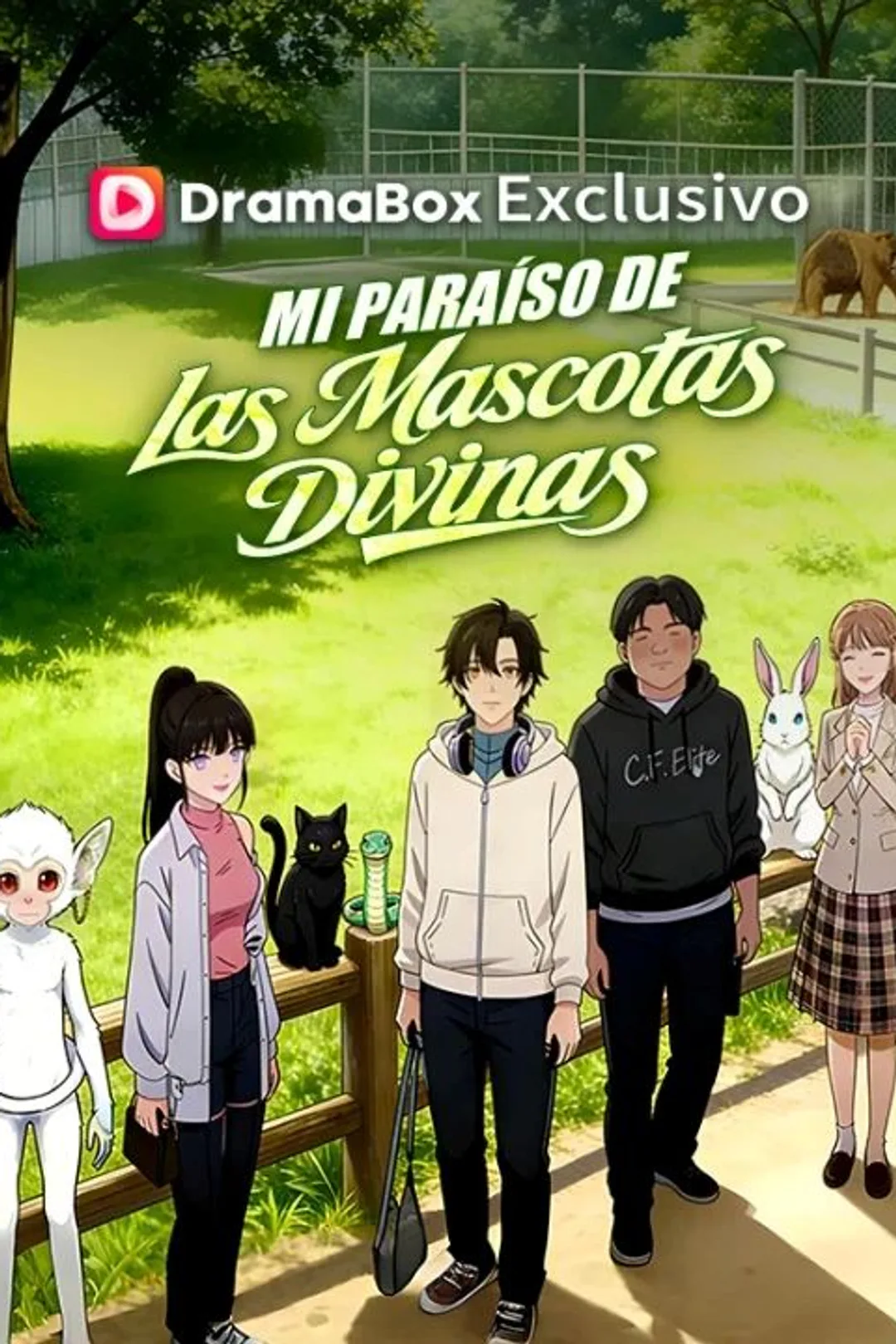 Póster de Mi Paraíso de las Mascotas Divinas