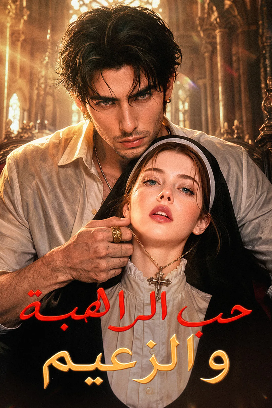 ملصق مسلسل «حب الراهبة والزعيم»