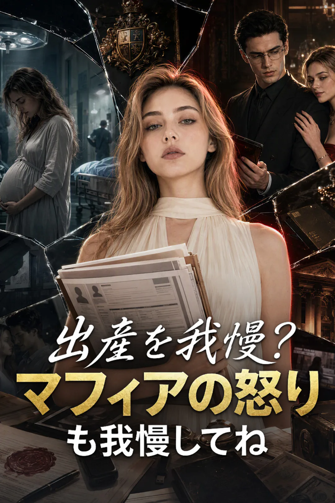出産を我慢？マフィアの怒りも我慢してねのポスター