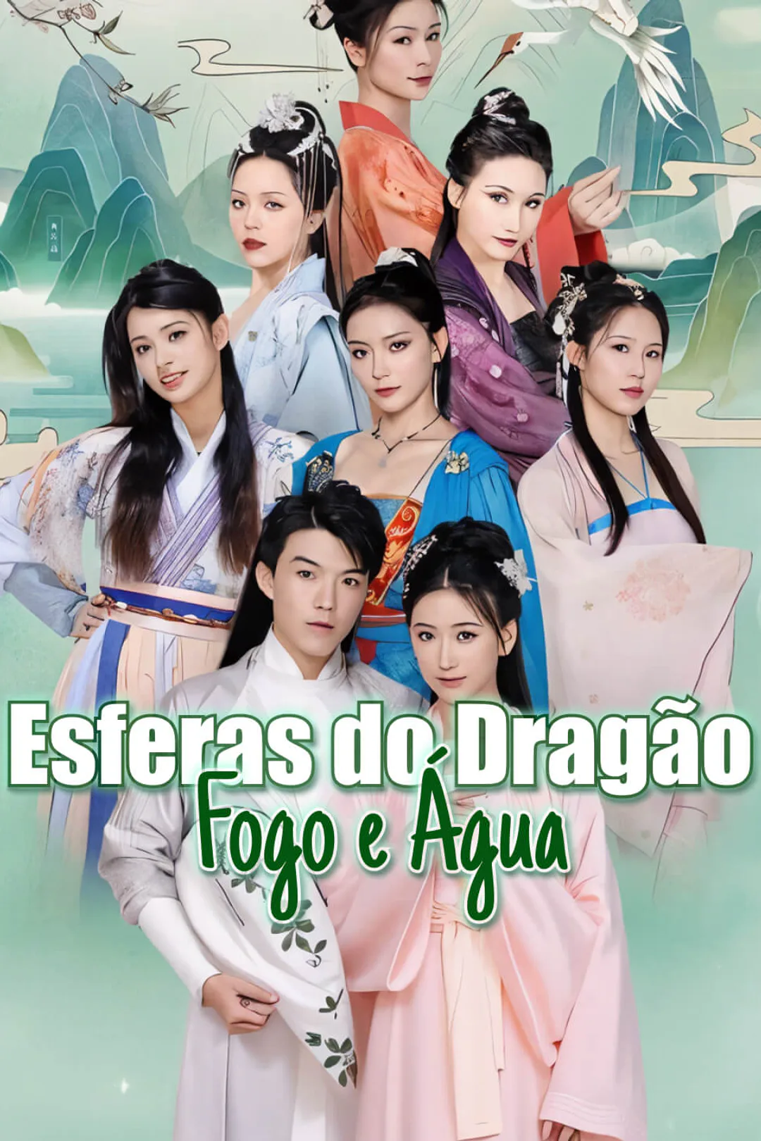 Pôster de Esferas do Dragão: Fogo e Água