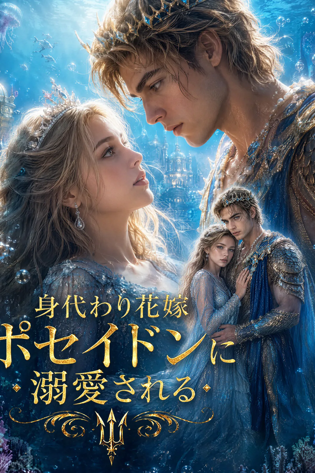 身代わり花嫁~ポセイドンに溺愛される~のポスター