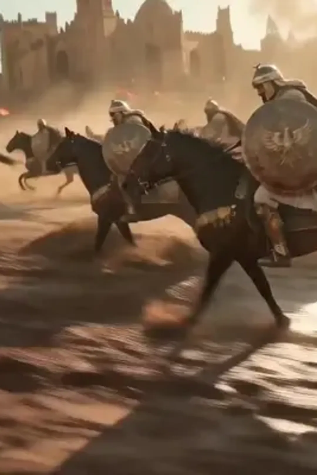 ملصق مسلسل «صعود الصقر الذهبي المنتقم»
