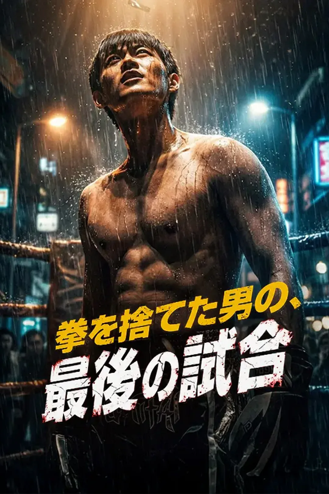 拳を捨てた男の、最後の試合のポスター