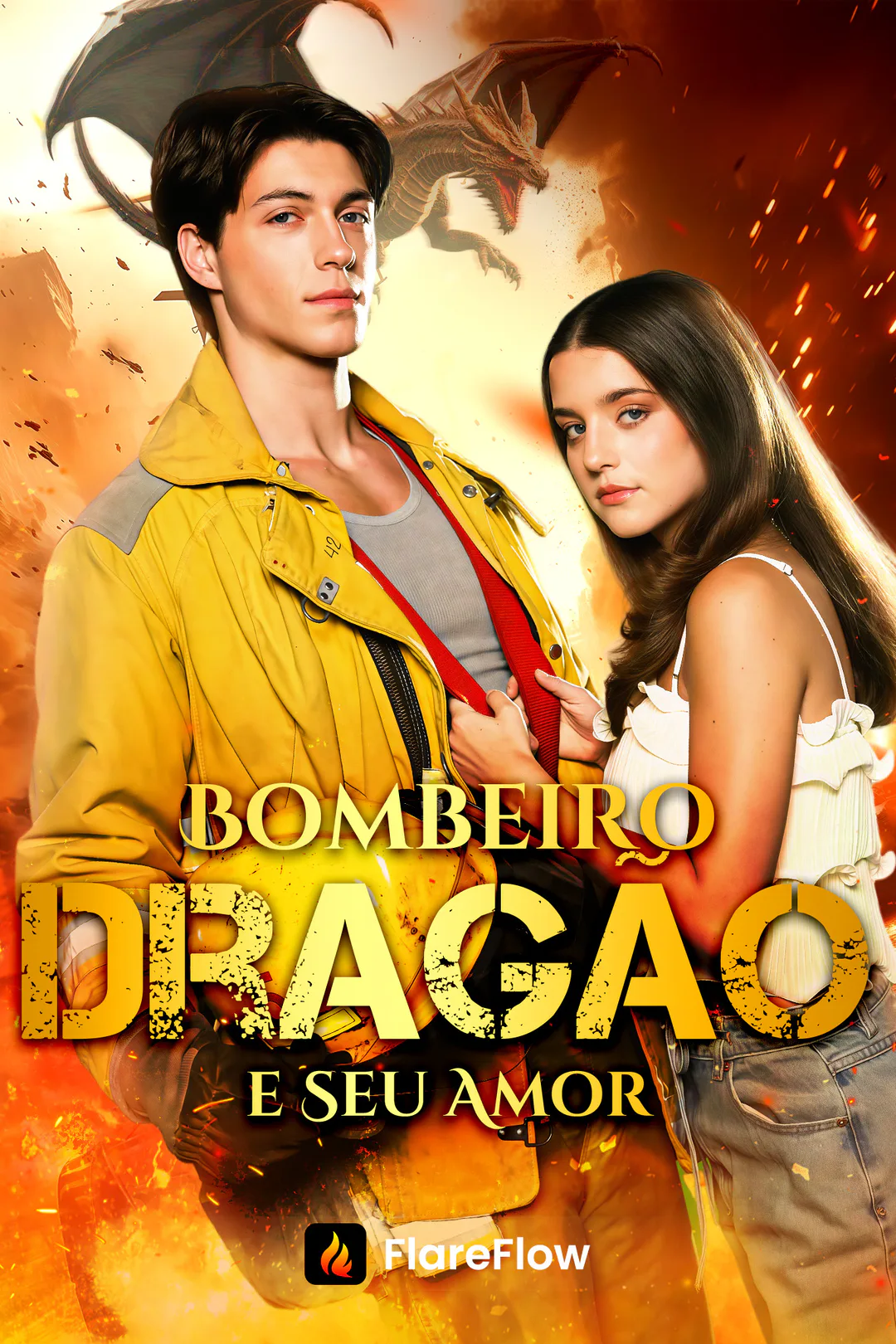Pôster de Bombeiro Dragão e Seu Amor