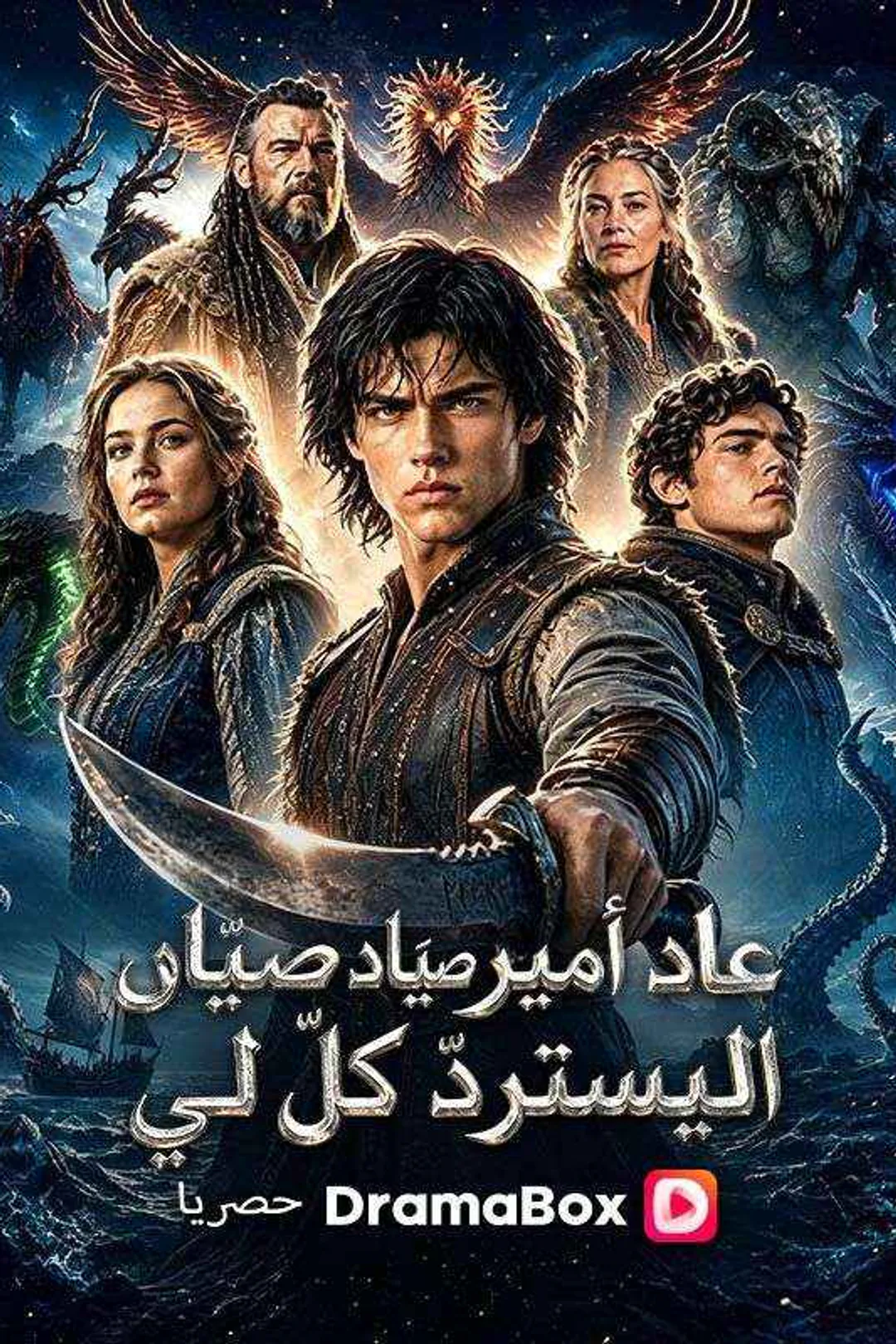 ملصق مسلسل «عاد أمير صيّاد الوحوش ليستردّ كلّ لي»