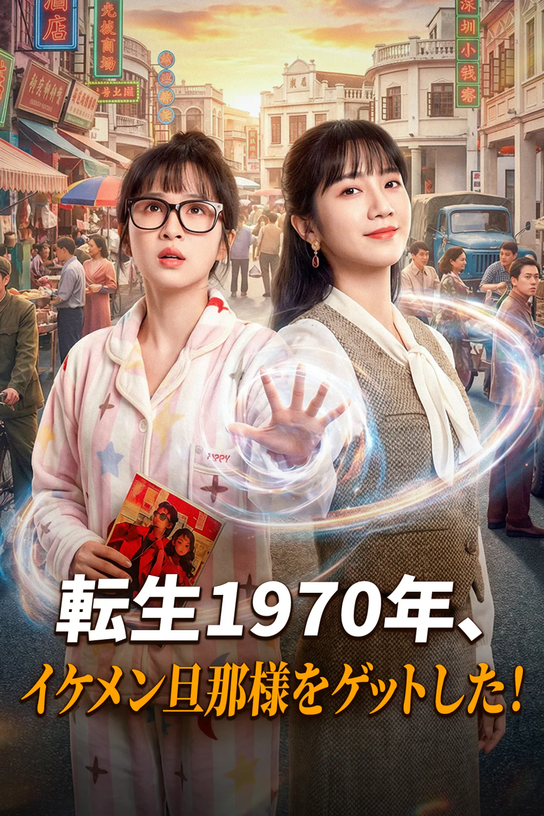 転生1970年、イケメン旦那様をゲットした！のポスター