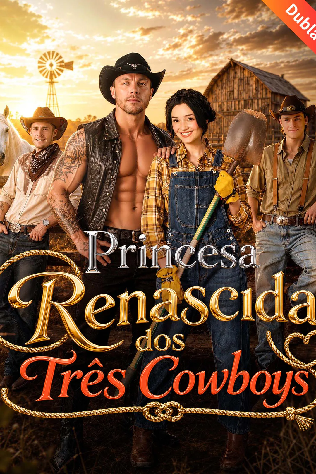 Pôster de Princesa Renascida dos Três Cowboys