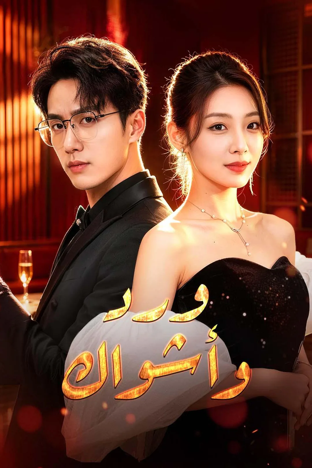 ملصق مسلسل «ورد وأشواك»
