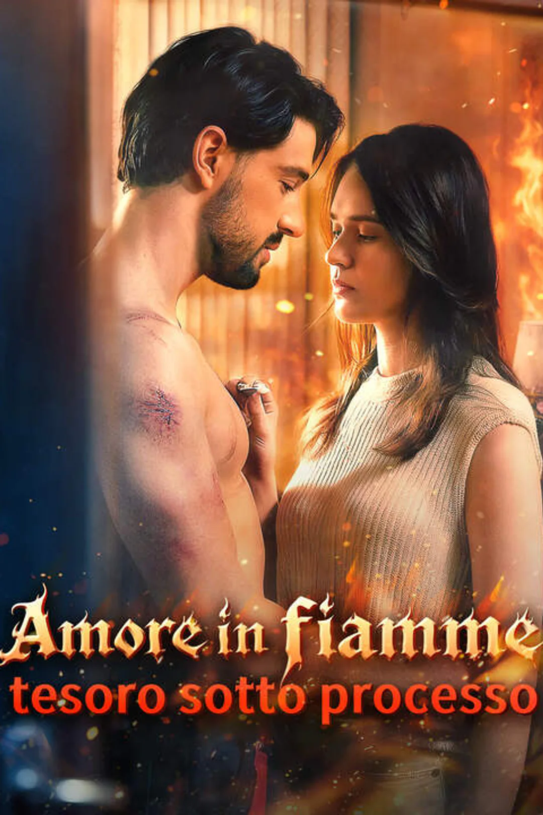 Locandina di Amore in fiamme, tesoro sotto processo