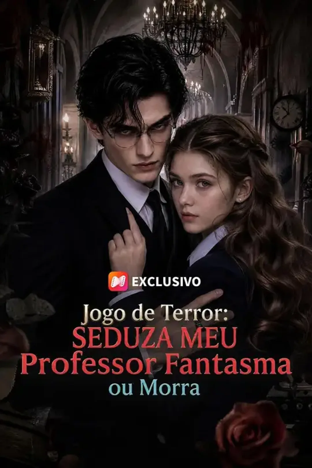 Pôster de Jogo de Terror: Seduza Meu Professor Fantasma ou Morra