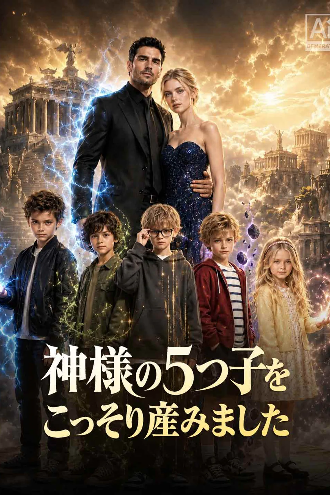 神様の5つ子をこっそり産みましたのポスター