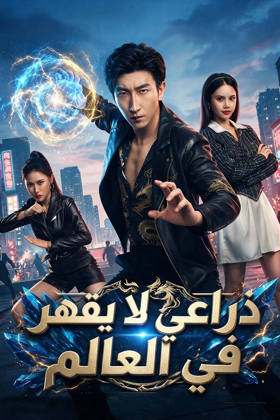 ملصق مسلسل «ذراعي لا يقهر في العالم»
