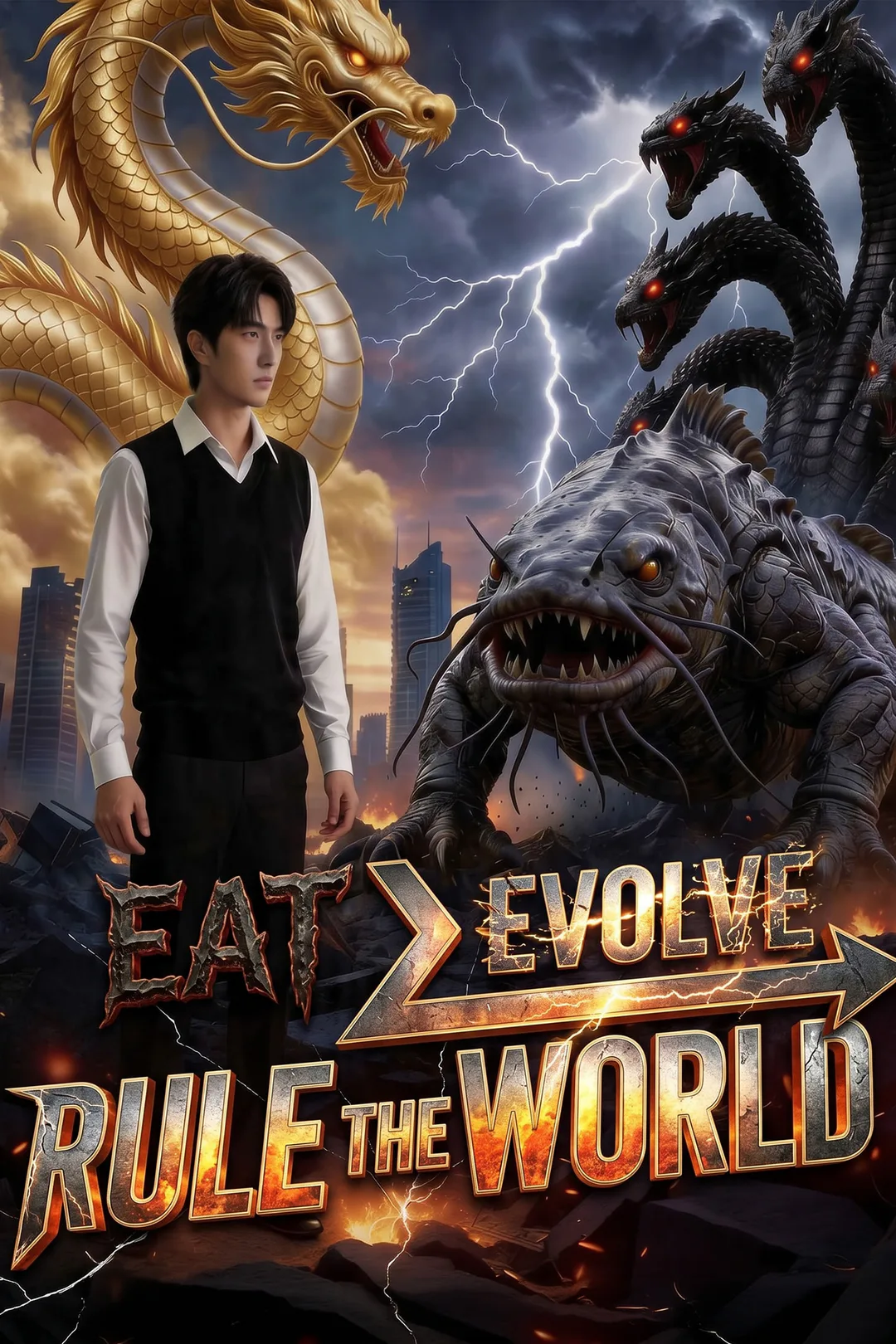 Eat, Evolve, Rule the World poster