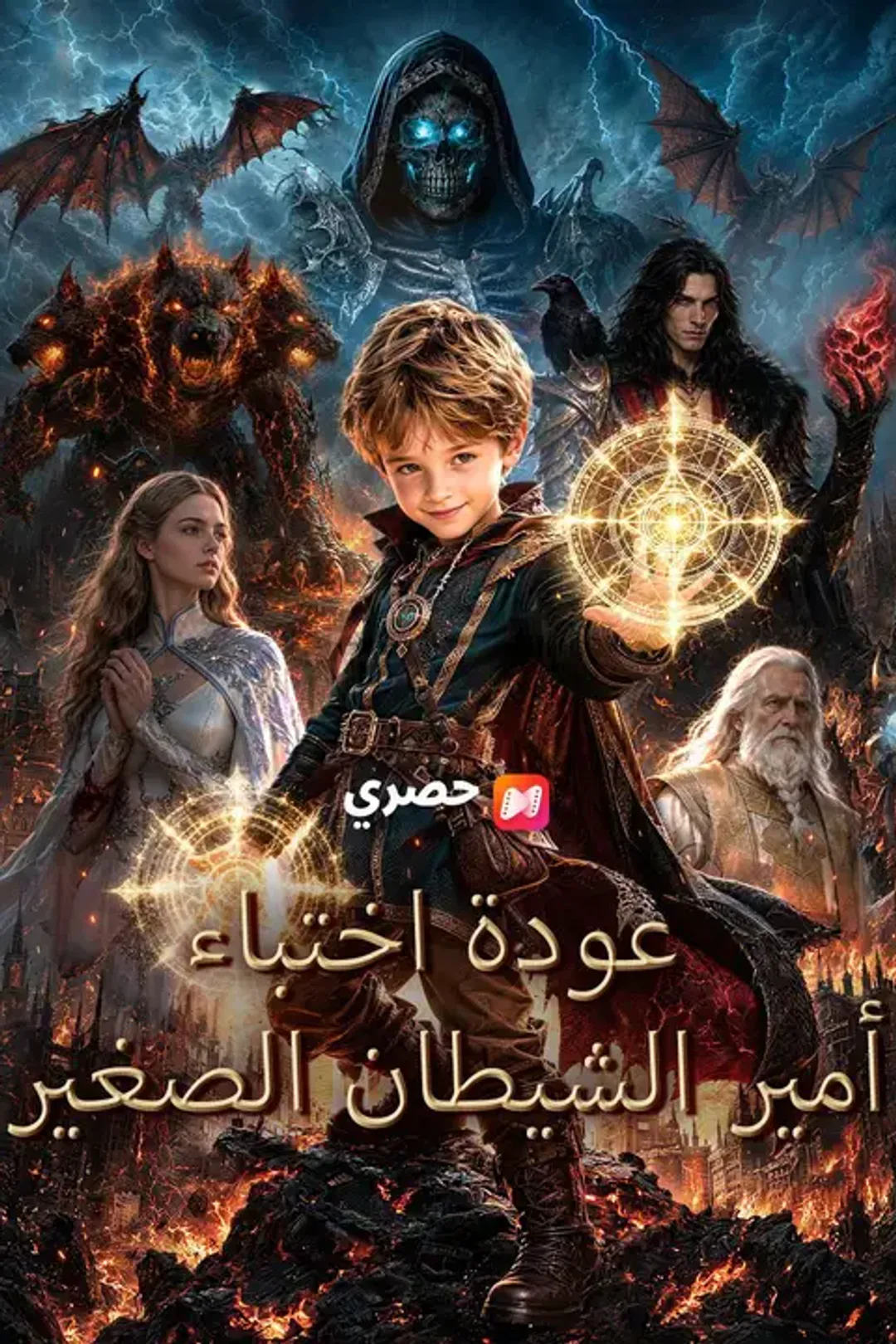 ملصق مسلسل «عودة اختباء أمير الشيطان الصغير»