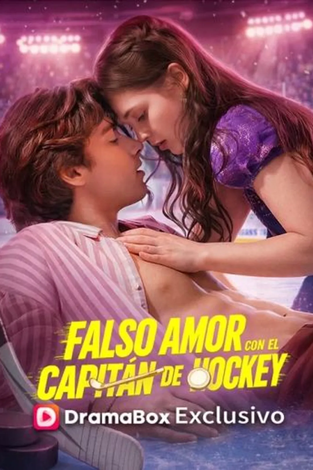 Póster de Falso amor con el capitán de hockey