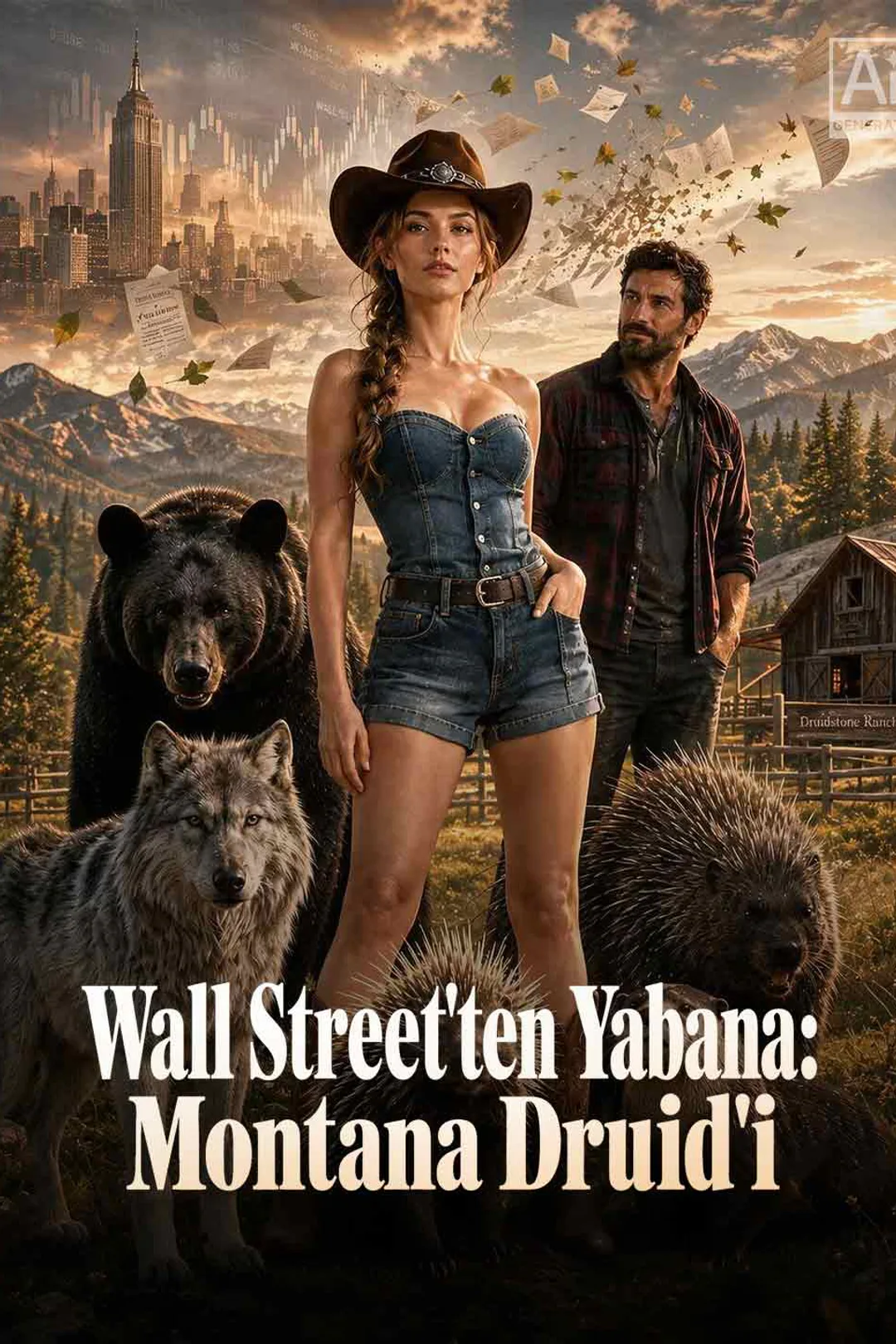 Wall Street'ten Yabana: Montana Druid'i afişi