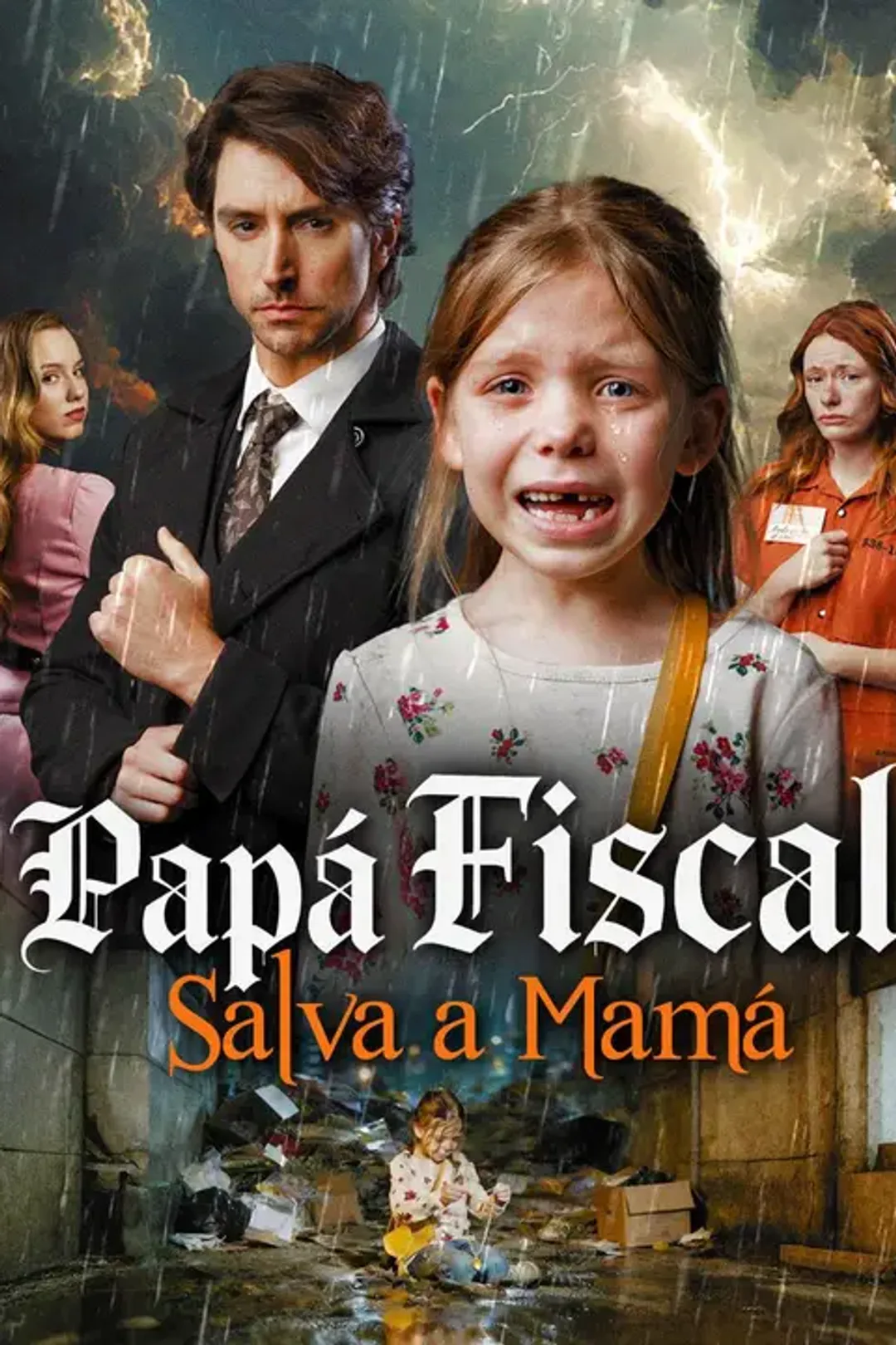 Poster Papá fiscal, salva a mamá