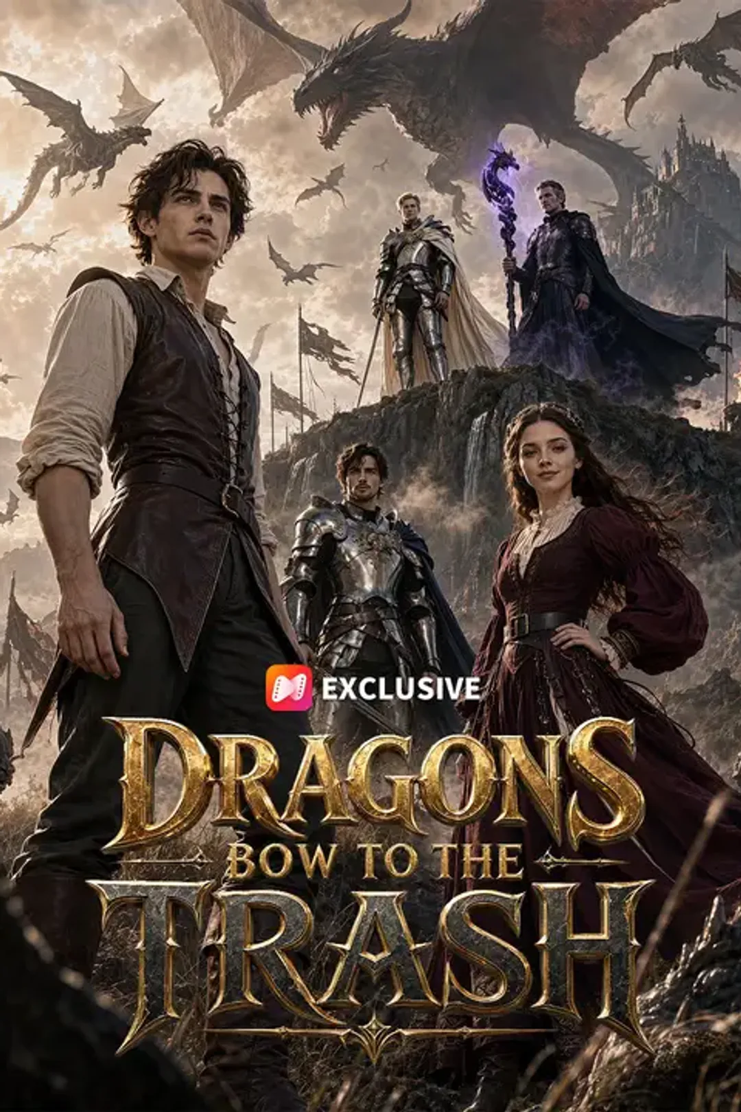 Dragons Bow To The Trash poster